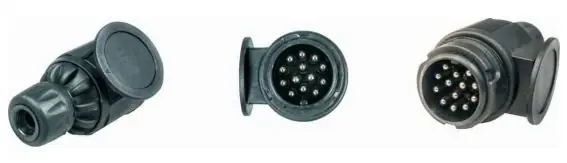 Árcsökkenés Utánfutó lengő csatlakozó dugó, műanyag és 13 pólusú WP12/13 Lampa 38982